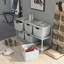 Commode décorative en acier à 6 tiroirs Kristopher-52151486