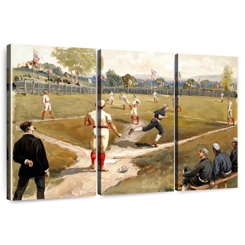 Sireci Baseball, 28" H x 45" W