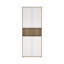 Bibliothèque à 6 tablettes avec 4 portes et rangement pour bureau à domicile l 31,34 "x l 80,59" Embrie Rupertus-809671373