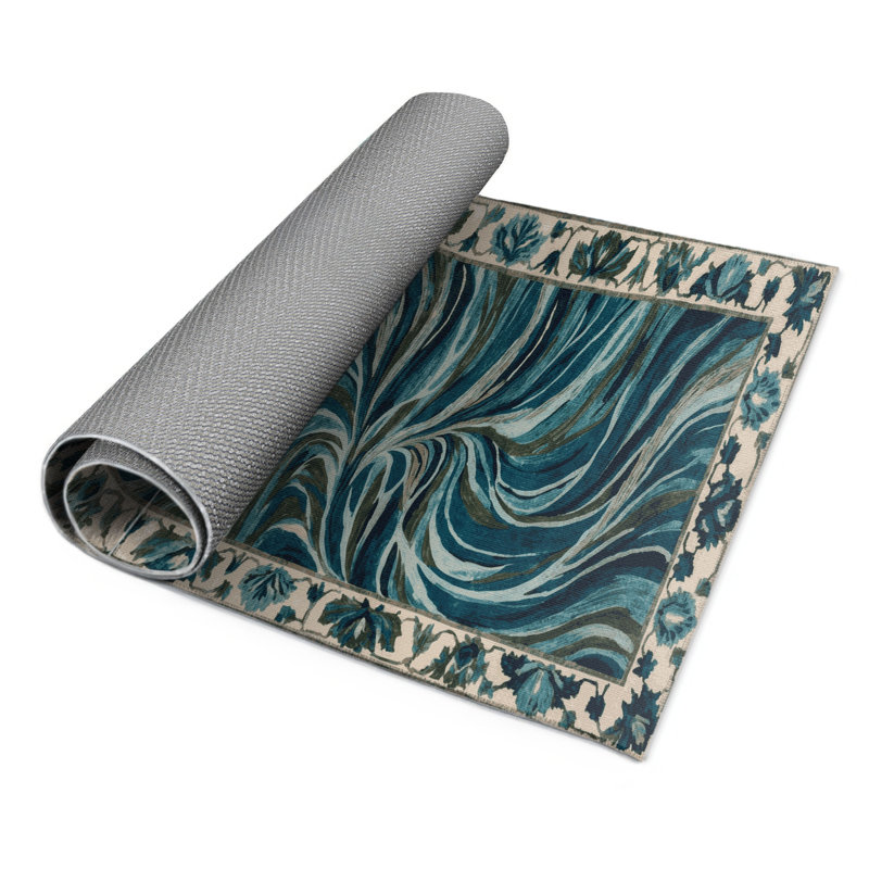 Tapis intérieur et extérieur gris Nature, Rectangulaire 2 pi x 3 pi
