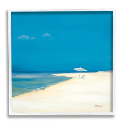 «Beach Shoreline Summer Landscape» par Paul Brent - peinture sur bois