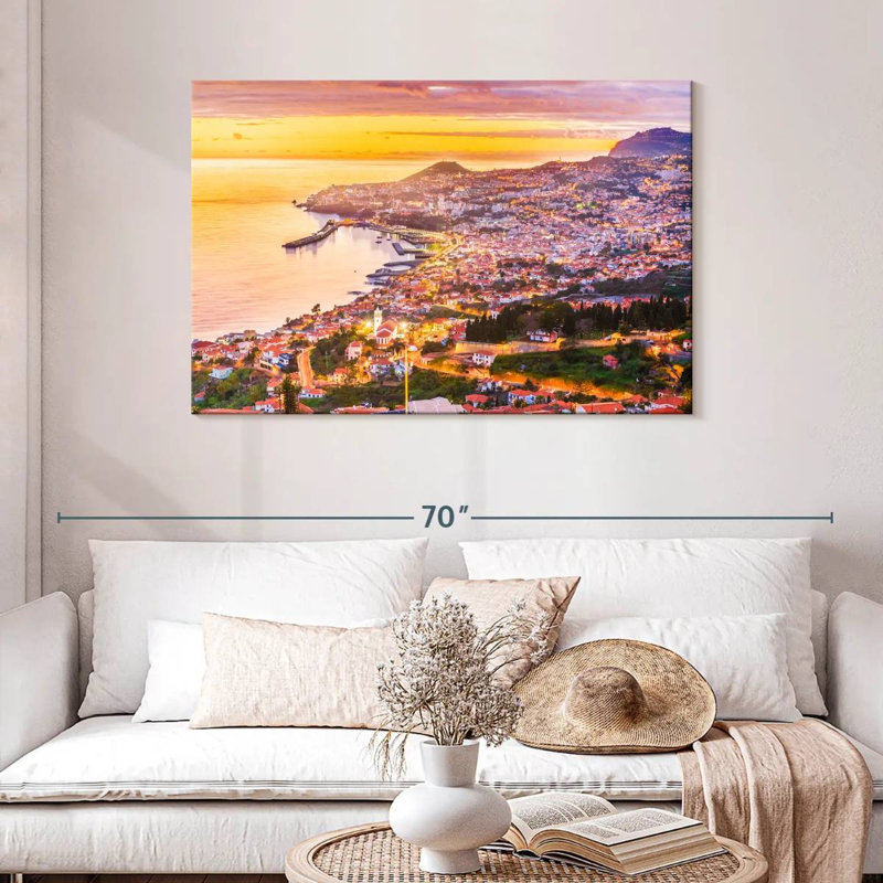 Vanna Madeira, bord de mer, H 30 po x l 45 po