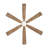 Light Wood 6 Blade Ceiling Fan With Light And Remote Control,quiet Operation For Living Room Or Bedroom-2049376750