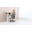 Ensemble de bureau: chaise de bureau en filet et bureau électrique-114530668