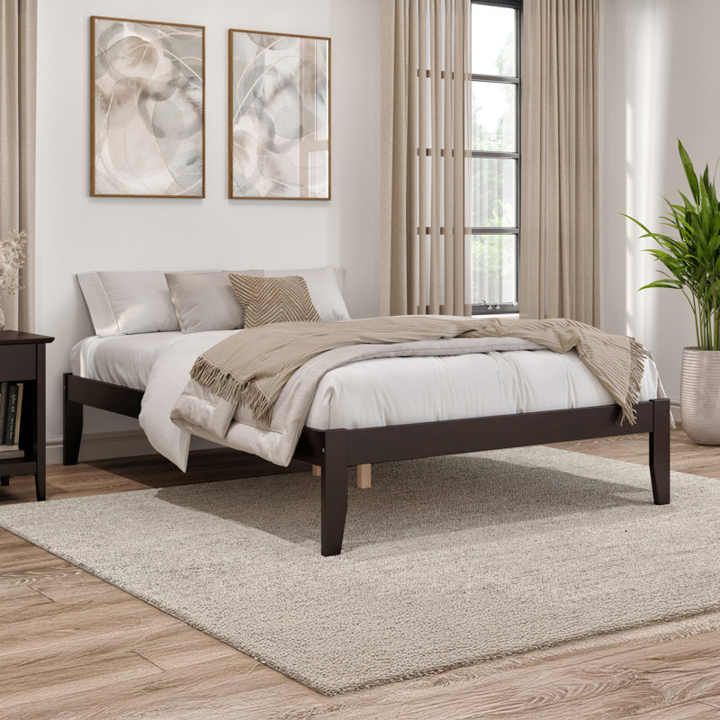 Lit plateforme standard Javaunte, Double, Espresso