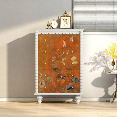 Commode d'appoint avec cinq tiroirs Retro