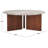 Ferney Round Marble Top Coffee Table-806623033