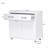 Two Door Side Table-White