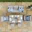 Errado Sofa Dining Set with Ice Bucket & Rising Table