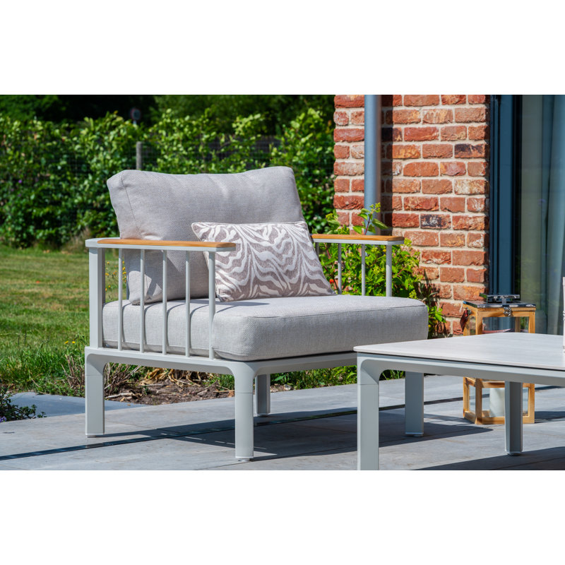 Taunton Teak Aluminium Lounge Set