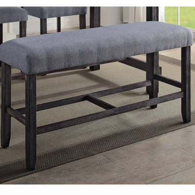 Weathered Counter Height Bench