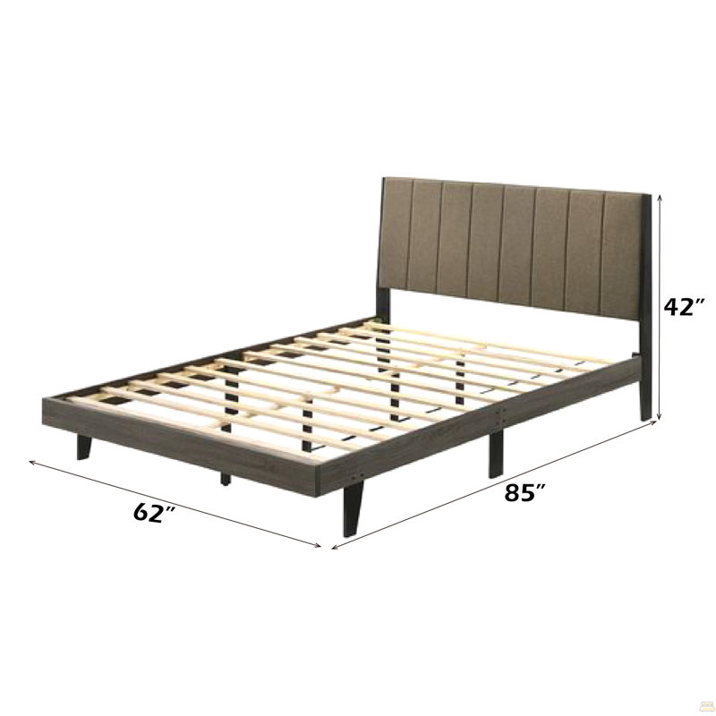 Fabric Queen Bed