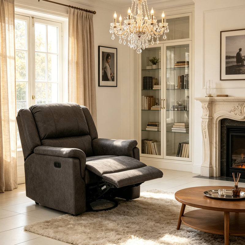 Fauteuil inclinable coulissant avec pivot