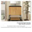 Meuble-lavabo simple 30 po avec plateau en résine Beloni-93006215-93006214