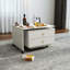 Table basse extensible avec 2 tiroirs et 6 roulettes pour le salon
