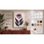 Purple Crown Botanical - Wrapped Canvas-1509544241-1509544240
