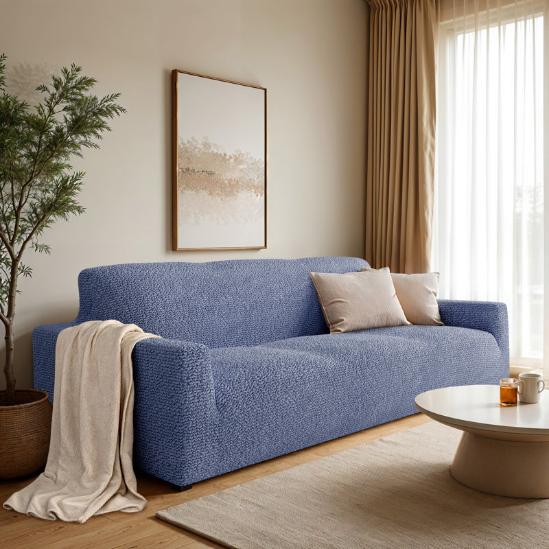 Housse extensible pour canapé pour animaux de compagnie - Housse de protection pour meuble lavable, Bleu