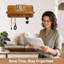 Wood Wall Organizer with Key Hooks-1755951939