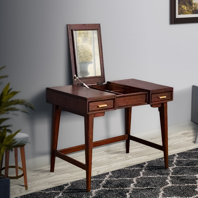 Coiffeuse avec miroir Addilynn
