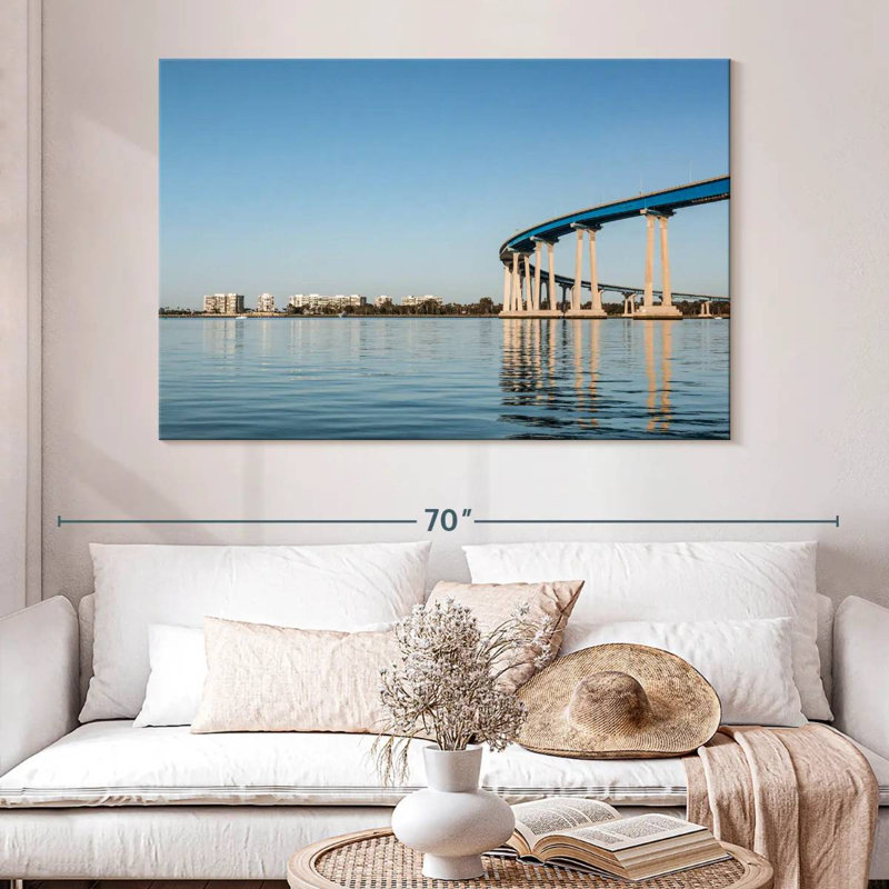 Lilon Curvy Coronado Bridge, H 34 po x l 51 po
