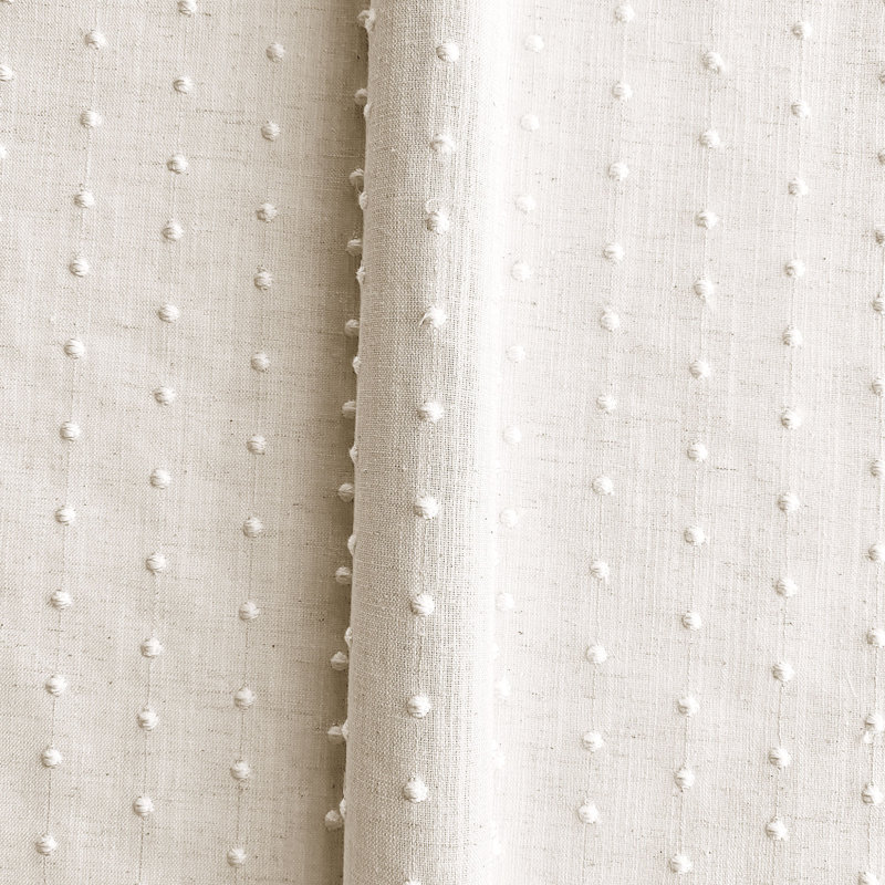 Clearview Dots Fabric, Cream