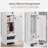 Narma Solid Wood Freestanding Linen Cabinet-2020414256