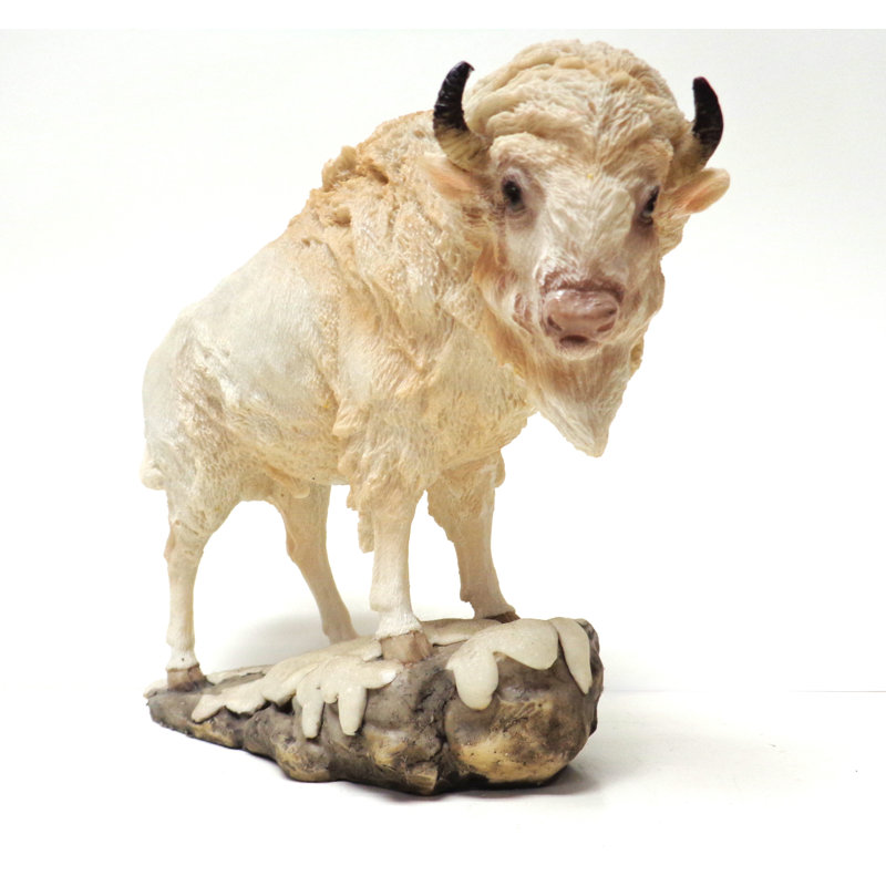 Figure Buffalo Brown, White