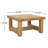 Melrose Solid Wood Square Outdoor Side Table