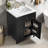 24"Freestanding Bathroom Vanity with Ceramic Sink-117090530