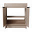 Meuble-lavabo autoportant avec 2 portes d'armoire à fermeture en douceur ((Kd-Packing), seulement meuble-lavabo sans comptoir