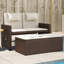 Banc de patio inclinable avec coussins Vidaxl-99049284