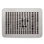 Brown Rectangular Grid Bath Mat