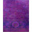 Tapis unique noué à la main mauve Rachal - 9 pi 2 po x 12 pi 5 po
