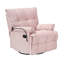 Chaise simple rose confortable avec plateau amovible, réglable à 150 degrés, rembourrée en éponge, plateau en bois massif et à base de bois confortable et amovible sur le côté, dos à degrés, panneau pour petite pièce-838473083