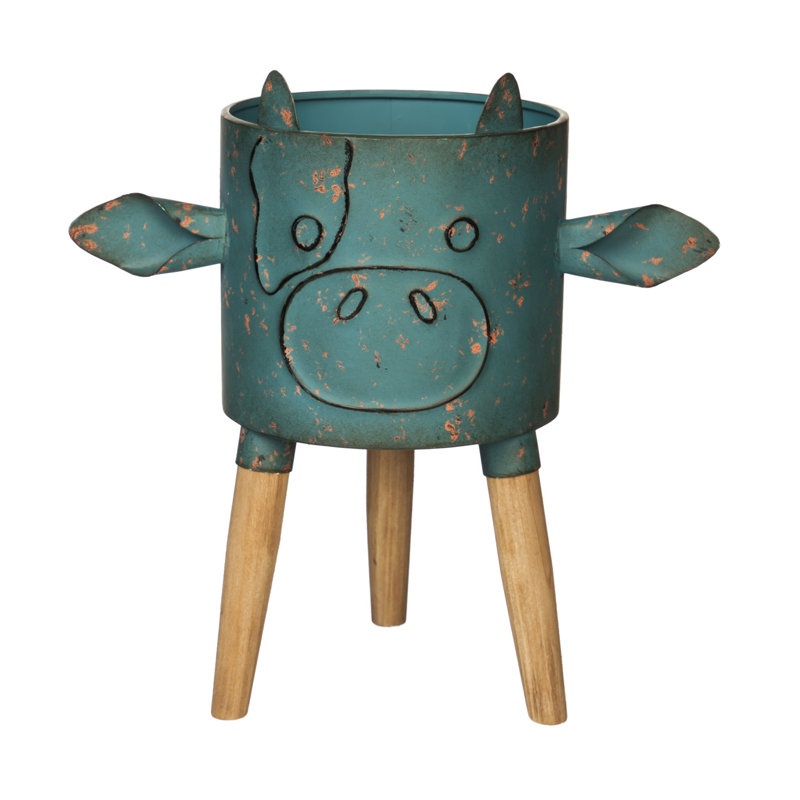 Metal Statue Planter