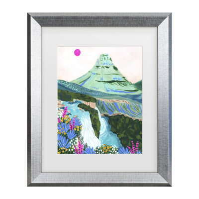 Bolog Sarah Gesek Kirkjufell Matted Framed Art
