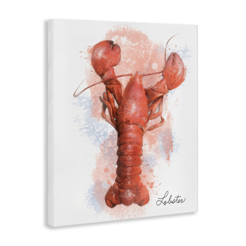 Toile de fruits de mer côtiers, conception par Matthew Piotrowicz, H 20 po x l 16 po