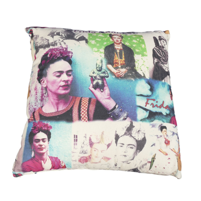 Coussin en coton Frida Khalo