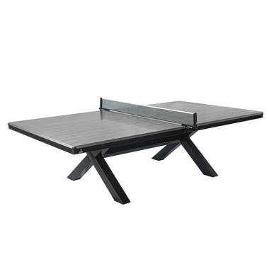 Gymax Table de tennis de table Ping Pong pliable intérieur