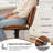 Double-Layer Upholstered Swivel Adjustable Height Bar Stool Counter Stool (Set of 2)-2069916371-2069916368