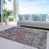 Machine Washable Indoor/Outdoor Claudian ACN1237 Pewter Rug