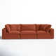 Ellaria 120'' 3 - Piece Modular Upholstered Sofa