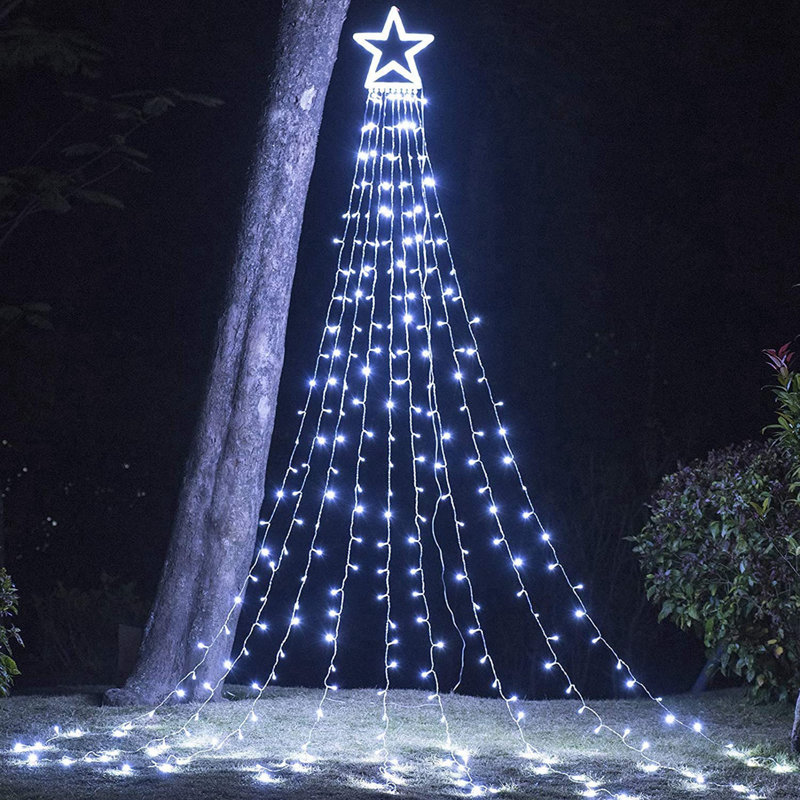 Guirlande de 320 lumières Star, Blanc