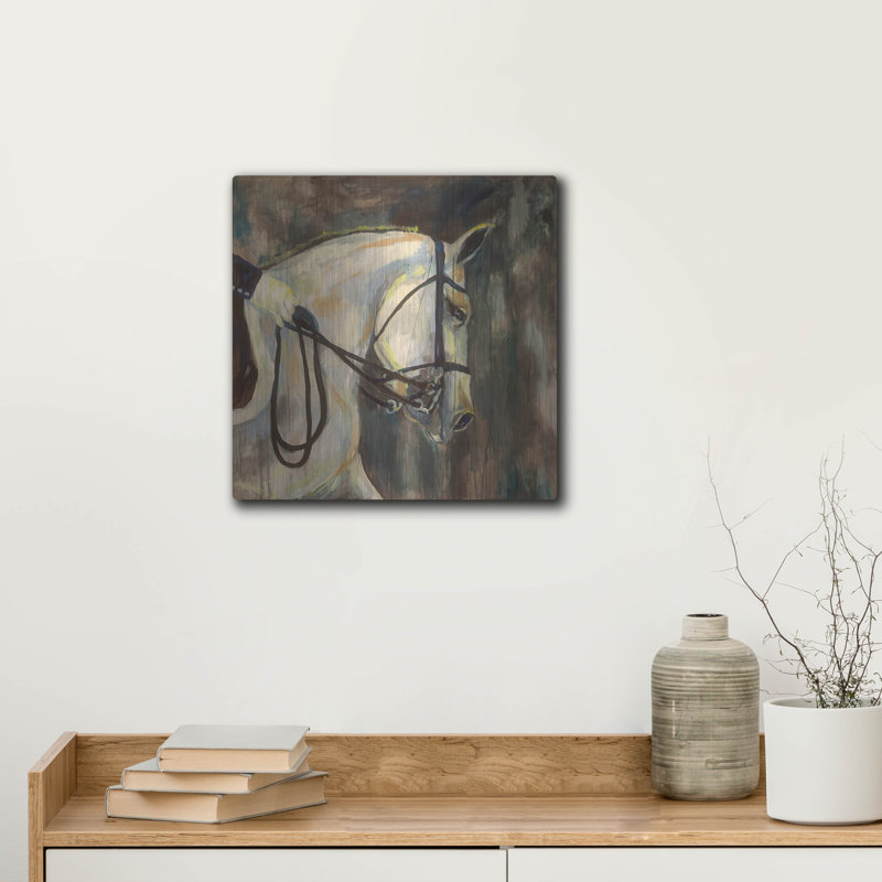 "Dressage" par Jeanette Vertentes, H 12 po x l 12 po