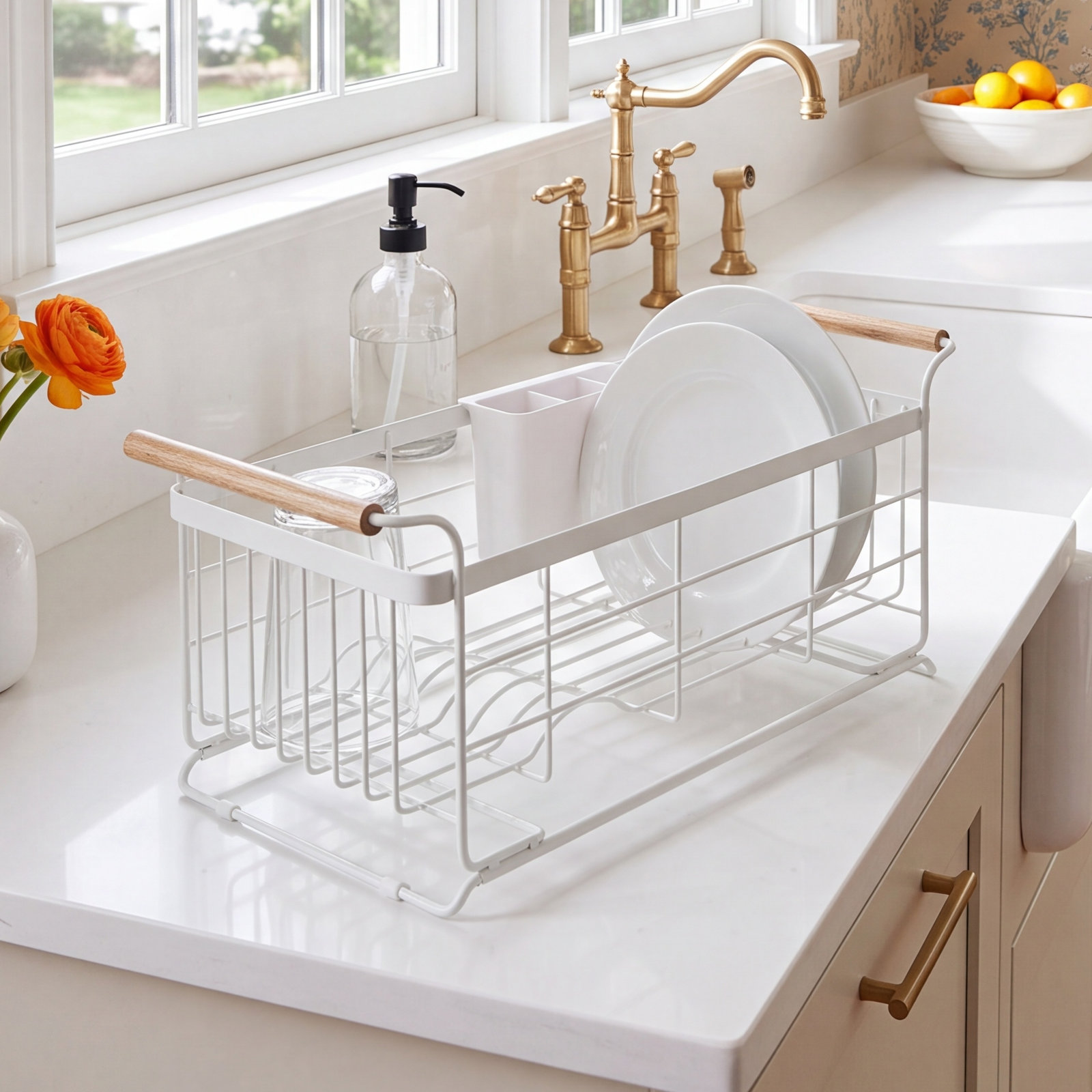 Tosca Over-the-Sink Dish Drainer Rack
