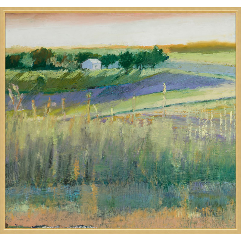 Summer Fields 1' Framed Print on Canvas