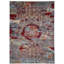 High-Quality Hand-Knotted Grey And Red Area Rug