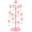 Tour à champagne, porte-verres à vin, support à arbre à cocktail pour boissons avec base robuste, étagère à champagne à 3 niveaux pour mariages, fêtes, décorations de fête de naissance