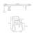 6 - Person Solid Wood Top Double Pedestal Dining Set-99377320