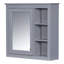 Armoire à pharmacie murale moderne avec miroir et 3 tablettes ouvertes Modern-814221214